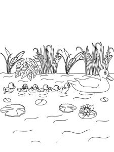 Free Lake coloring pages. Download and print Lake coloring pages