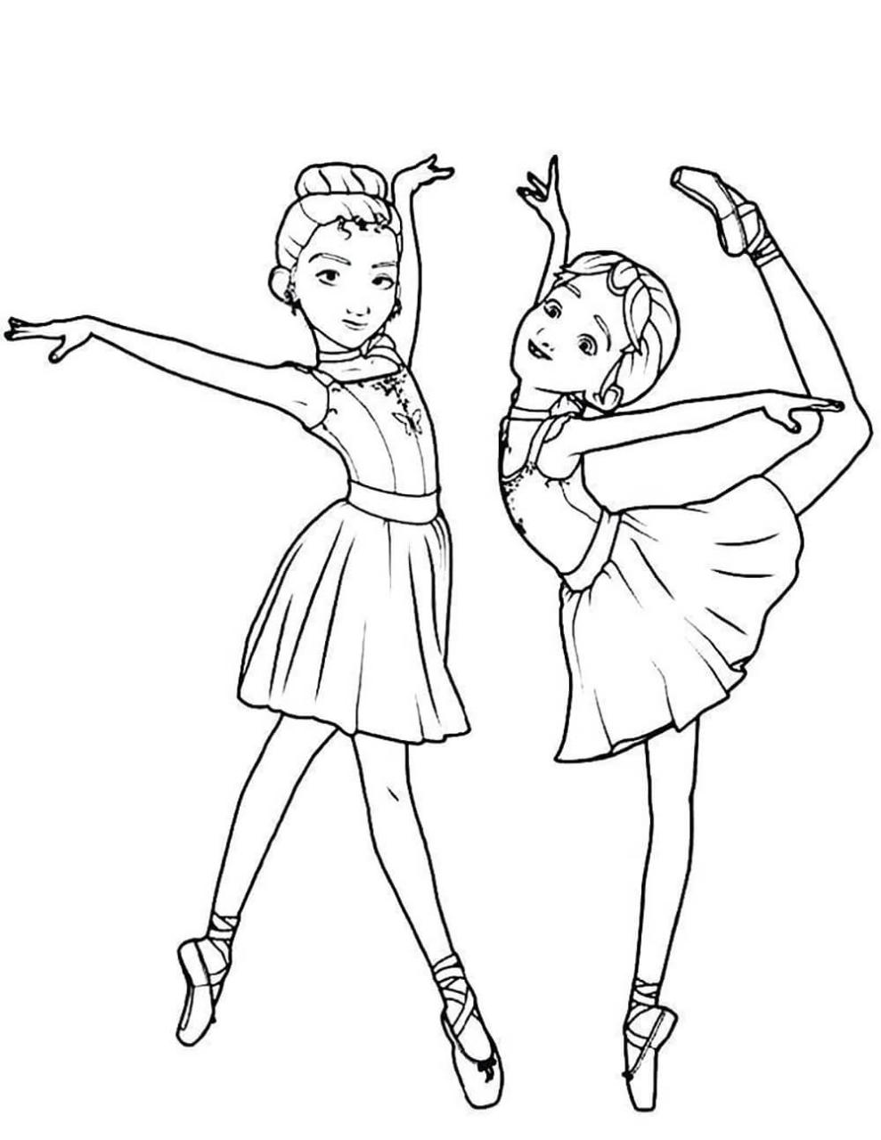 Coloring Page Ballet