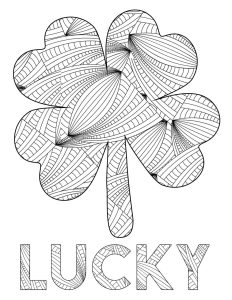 Free Printable St. Patrick's Day Coloring Sheets Paper Trail Design