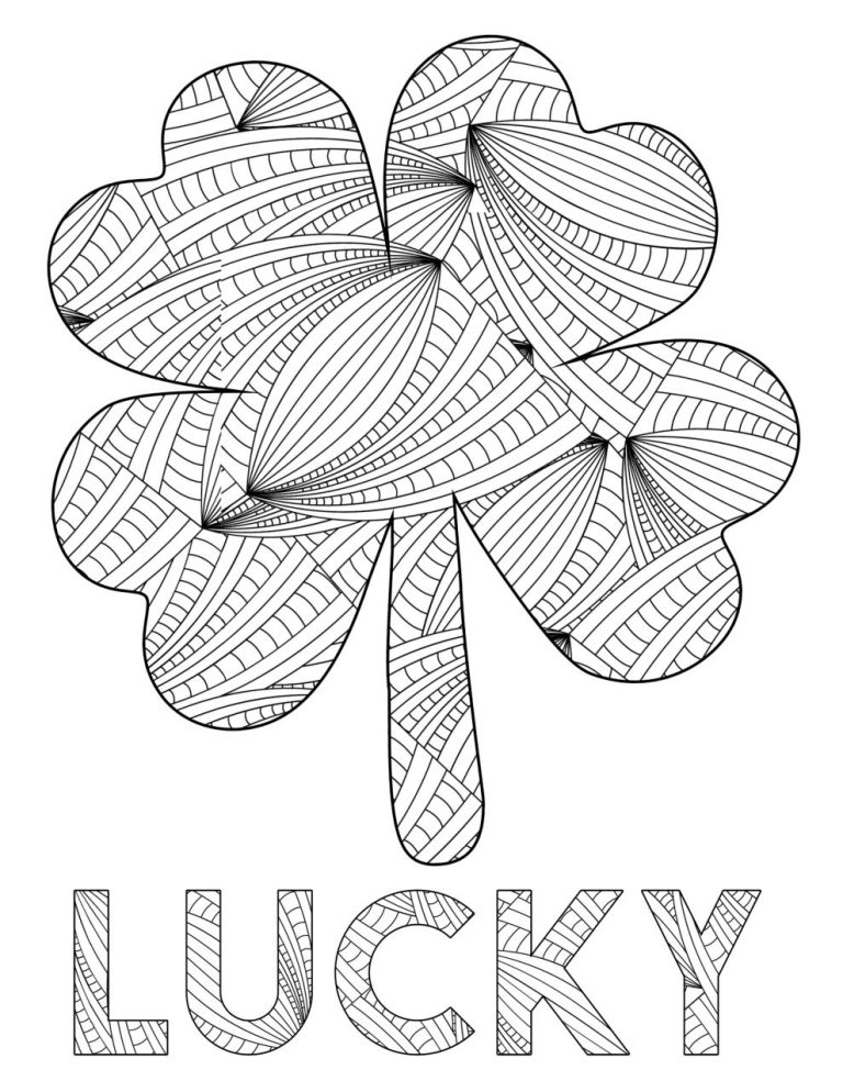 Free St. Patricks Day Coloring Page