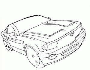 Free Printable Mustang Coloring Pages For Kids