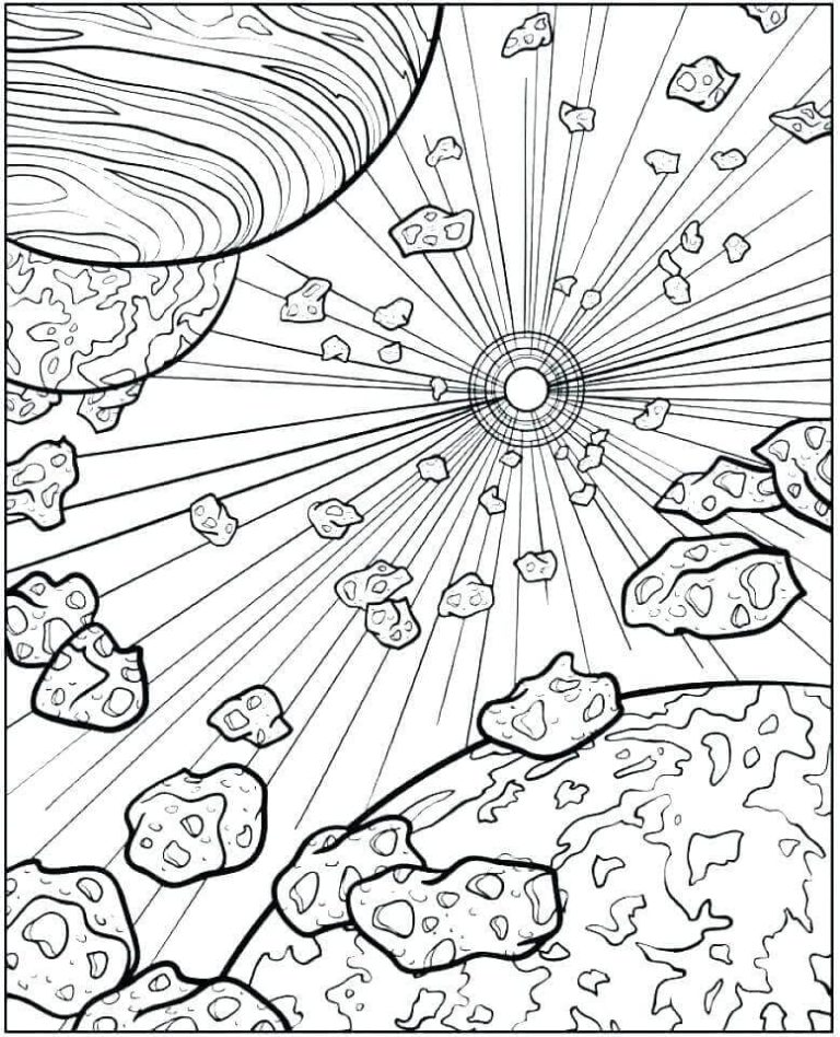 Coloring Pages Of Outer Space