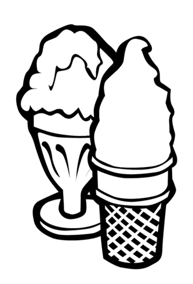 Coloring Pages For Ice Cream