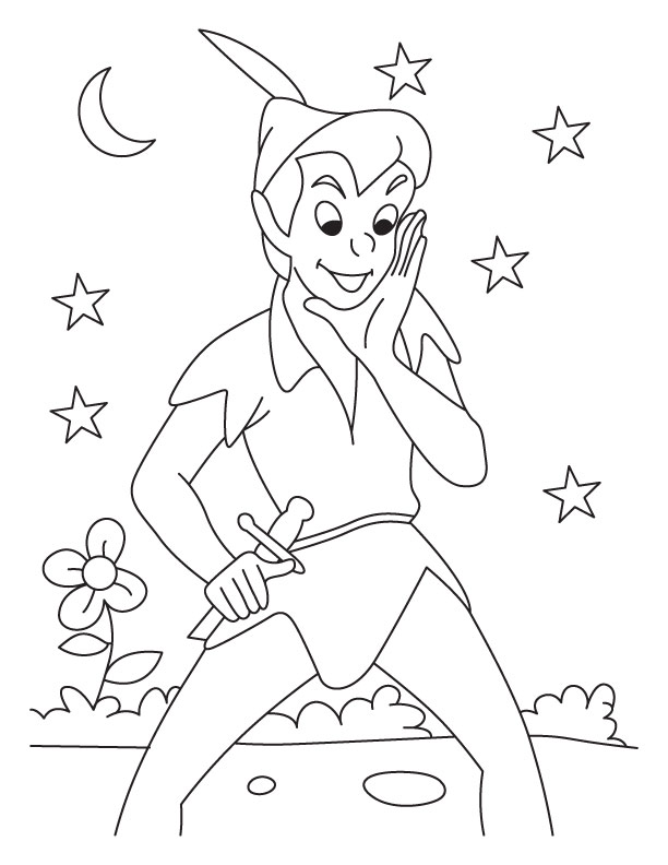 Peter Pan Coloring Page