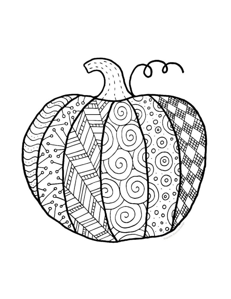 Pumpkin Coloring Pages Printable