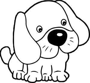 Cartoon Dog Coloring Pages Free Coloring Page