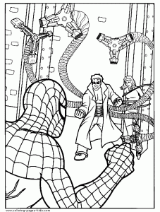Doc Ock Coloring Pages Coloring Home