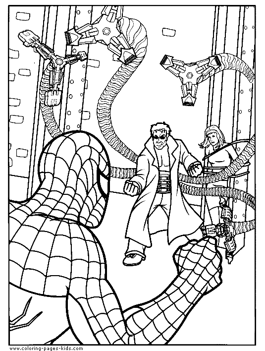 Doc Ock Coloring Pages