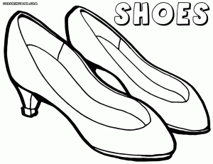 Shoes coloring pages Coloring pages to download and print