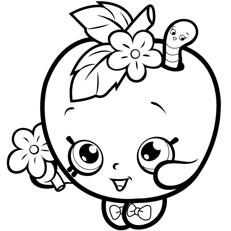 Cute Shopkins Coloring Pages