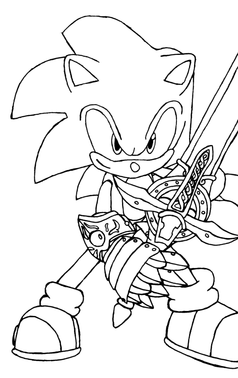 Free Sonic Color Pages