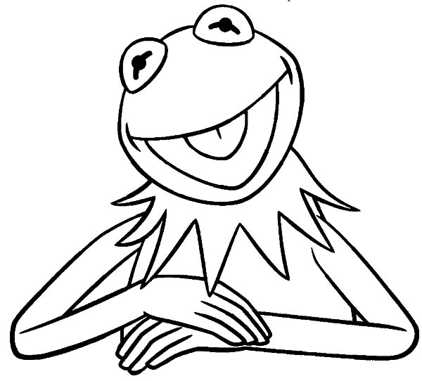 Kermit The Frog Coloring Page