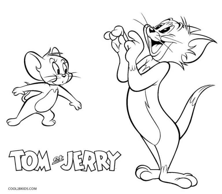Tom & Jerry Coloring Pages
