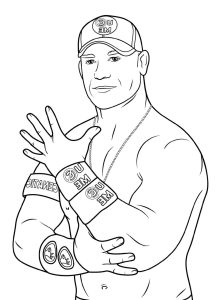WWE Coloring Pages Free K5 Worksheets