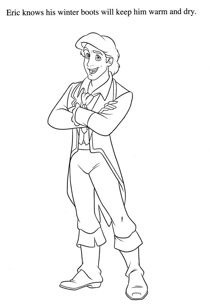 Little Mermaid Coloring Pages Eric