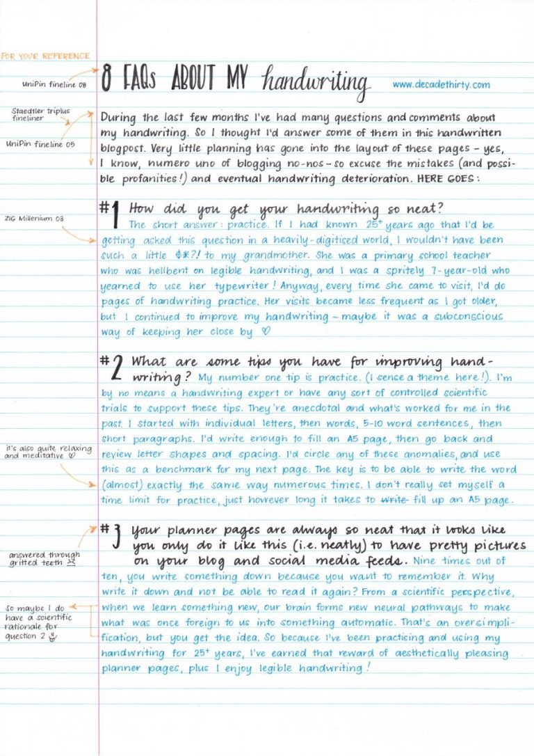 Neat Handwriting Practice Sheets For Adults