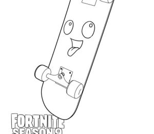 Fortnite Coloring Pages Banana Skin coloring pages