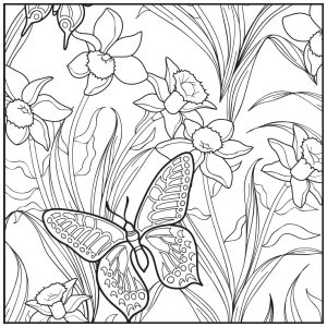 Adult Coloring Pages Garden at Free printable