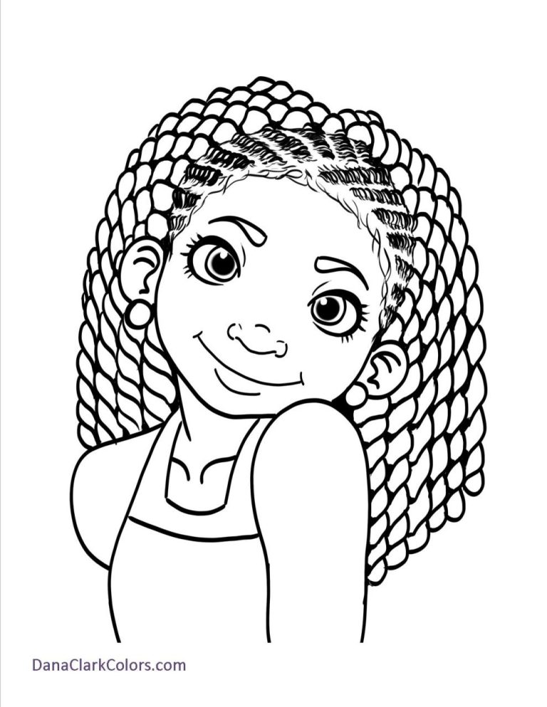 Coloring Pages African American