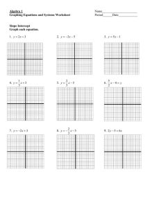 Solving Systems Of Equations By Graphing Worksheet Algebra 2 —