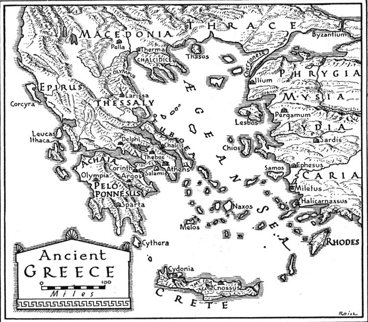 Ancient Greece Map Worksheet Answer Key