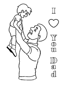 Pin on I Love Dad Coloring Pages