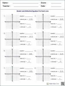 Writing Linear Equations From Tables Worksheet Kuta Tessshebaylo