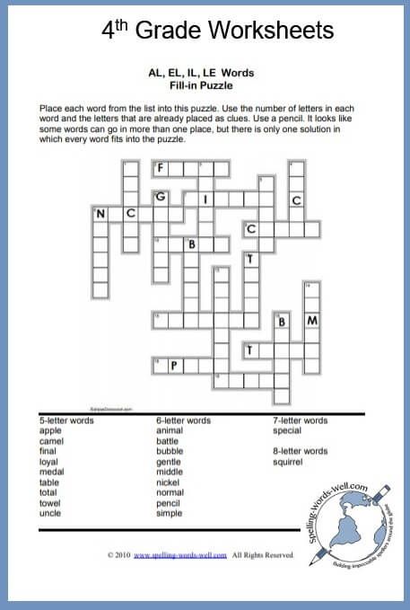 Puzzle Fun Activity Worksheets For Kids
