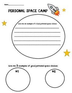 Free Printable Personal Space Worksheets Pdf