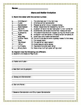 Evolution And Classification Worksheet Answers