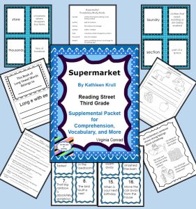 SupermarketReading StreetSupplemental Packet Comprehension