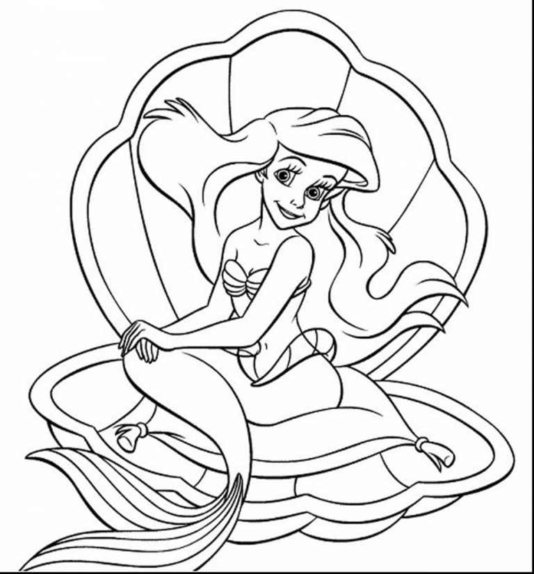 Arial Coloring Page