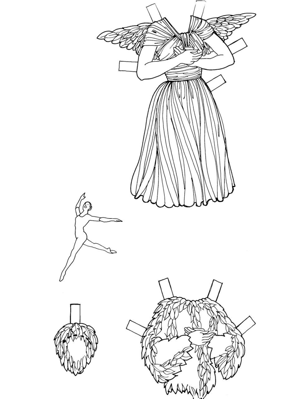 Mostly Paper Dolls Too! BALLERINA Paper Doll