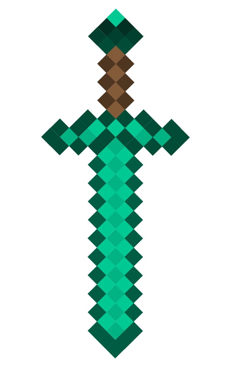 Sword Minecraft Coloring Pages