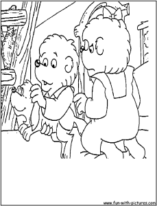 Berenstein Bears Coloring Pages Free Printable Colouring Pages for