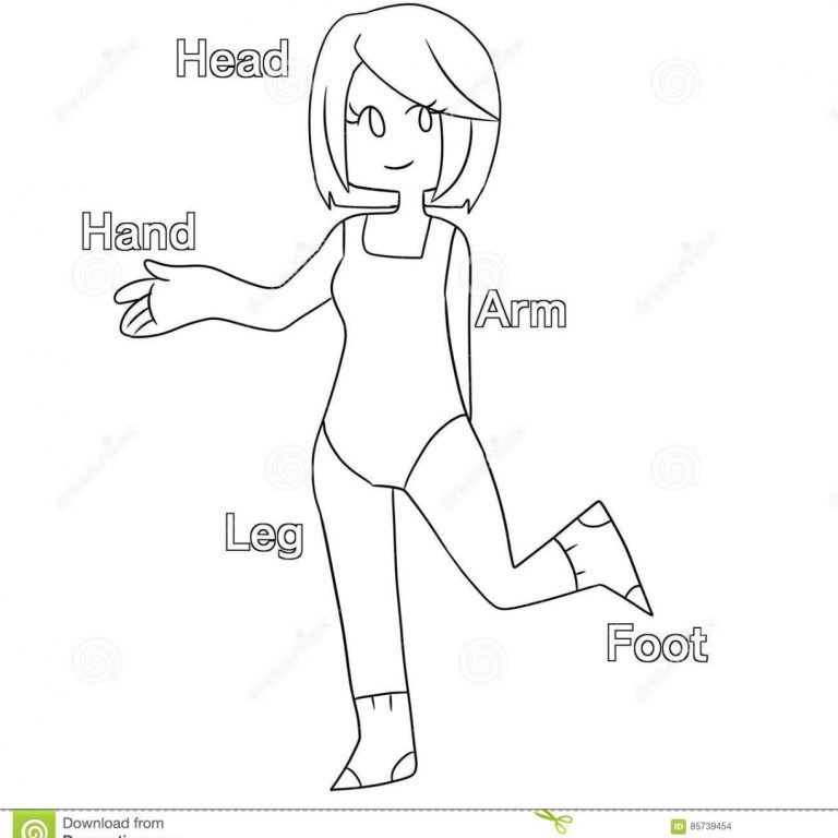 Body Coloring Page