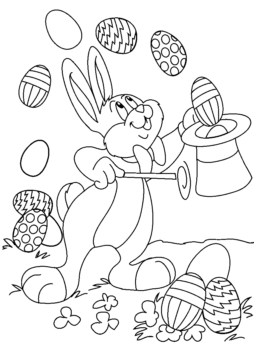 16 Free Printable Easter Coloring Pages for Kids