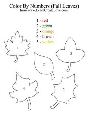 Fall Craft Worksheets For Kids