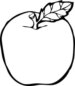 Free Black And White Clipart For Teachers http//Cliparts.co Apple