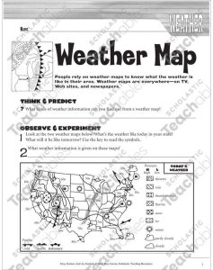 Reading A Weather Map Worksheet Weather Map An Earth Science Journaling