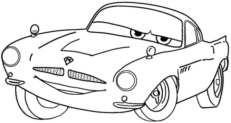 Cars Movie Coloring Pages