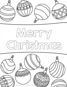 Free Christmas Coloring Pages & Printables Design Dazzle