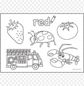 Coloring Pages For Color Red / Printable Coloring Booklets Parents