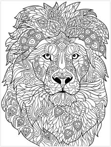 Lion free to color for kids Lion Kids Coloring Pages