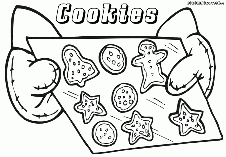 Cookies Coloring Pages