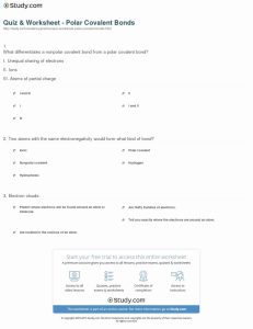 50 Covalent Bonding Worksheet Answer Key Chessmuseum Template Library