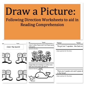 Reading Comprehension Worksheets For Autism reading comprehension