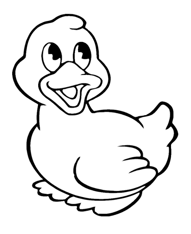 Coloring Pages Of Ducks