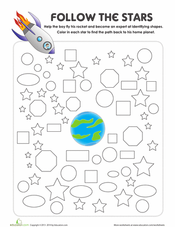 Outer Space Worksheets Preschool