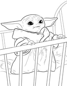 Baby Yoda coloring page. You’re /r/BabyYoda Baby Yoda